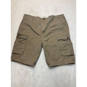 Levi Strauss Co Mens Cargo Shorts Khaki Tan W40 Utility Pocket Casual